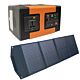 Centrale elettrica PNI GreenHouse SP606 42Ah 537,6Wh 600W con pannello solare da 80W