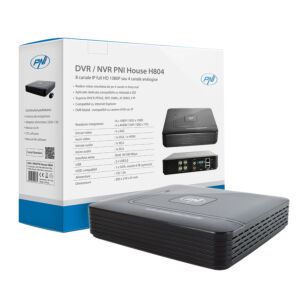 DVR / NVR PNI House H804 - 8 canali IP full HD 1080P o 4 canali analogici