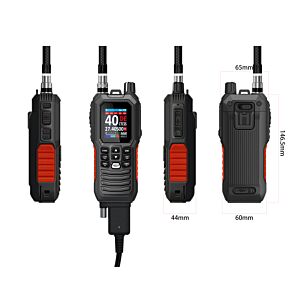 Stazione radio CB portatile PNI Escort HP 102, multi standard, 4 W, 12 V, AM-FM, NRC, Dual Watch, Roger Beep, ASQ SQ regolabile