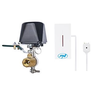 Kit antiallagamento Valvola intelligente PNI Safe House HS540 + sensore acqua PNI SafeHouse HS525