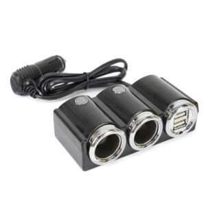 Splitter accendisigari per auto PNI Lighter 20 12V/24V 2 uscite, 2 x USB, indicatore LED