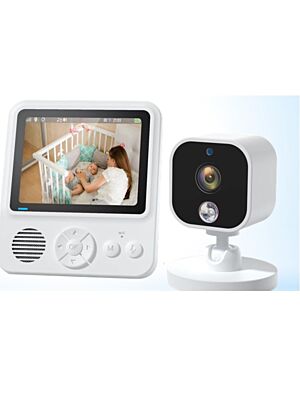 Video Baby Monitor PNI BM280 schermo da 2,8 pollici wireless 2,4 Ghz, sensore di temperatura, VOX, visione notturna