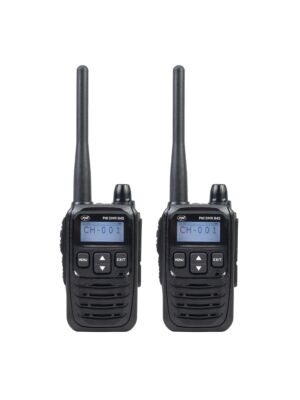 Kit di 2 stazioni radio portatili PNI DMR R45, digitali e analogiche, 446 MHz, 16 canali digitali e 99 canali analogici, funzioni