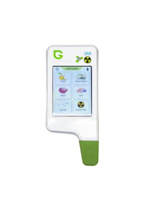 Tester digitale Greentest ECO 6 per determinare la concentrazione di nitrati in frutta, verdura e carne, la misurazione irradia