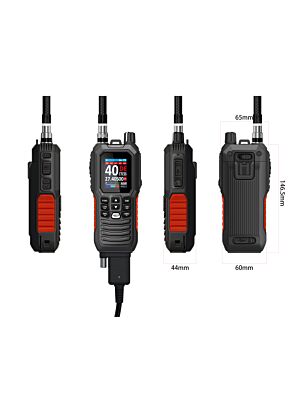 Stazione radio CB portatile PNI Escort HP 102, multi standard, 4 W, 12 V, AM-FM, NRC, Dual Watch, Roger Beep, ASQ SQ regolabile