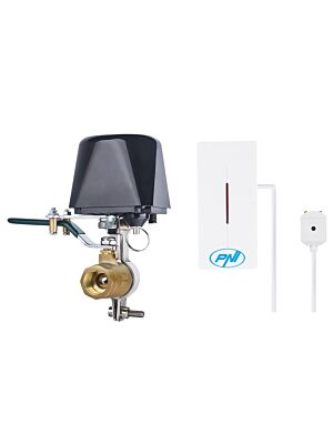 Kit antiallagamento Valvola intelligente PNI Safe House HS540 + sensore acqua PNI SafeHouse HS525