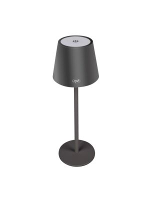 Lampada da tavolo PNI LTB04 2,5W, con batteria, ricarica USB, colore nero