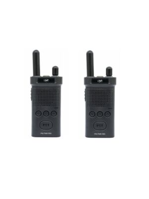 Kit di 2 stazioni radio portatili PNI PMR R60 446 MHz, 0,5 W, 16 canali programmabili, 16 PMR e 50 CTCSS e 104 toni DCS, Sca