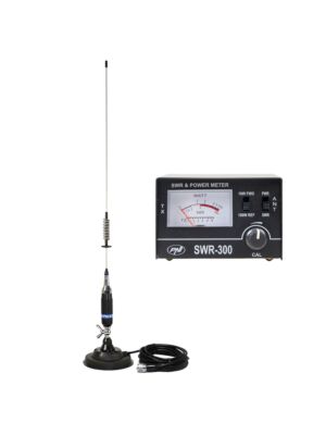 Antenna CB PNI S75 con magnete e riflettometro per la misurazione SWR