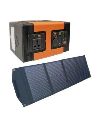 Centrale elettrica PNI GreenHouse SP606 42Ah 537,6Wh 600W con pannello solare da 80W